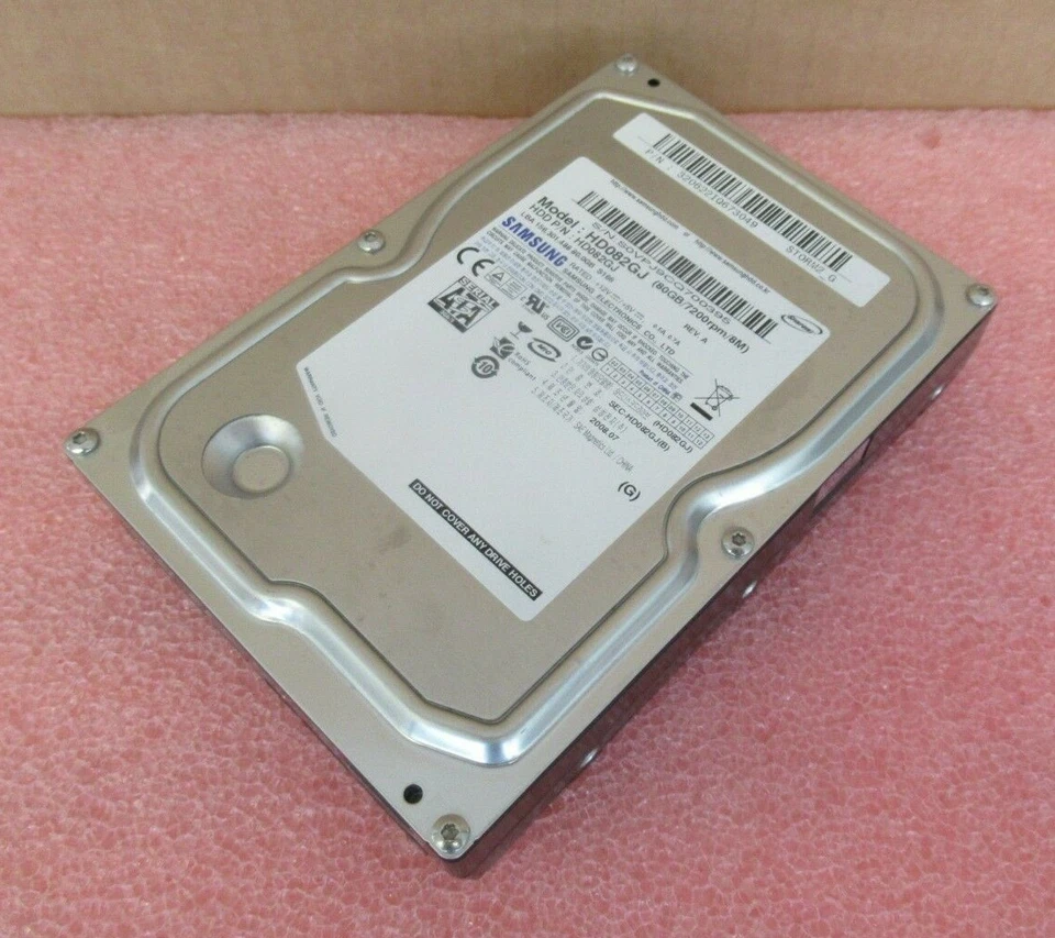 Samsung SpinPoint S166 80GB 3.5" SATA 3GB/s 7.2K 8MB HDD Hard Drive HD082GJ - Image 1 of 4