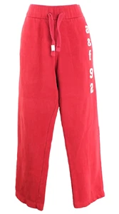 Abercrombie & Fitch size XL kids red sweat pants distressed - Picture 1 of 4
