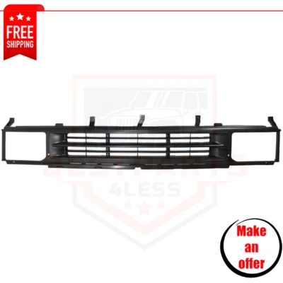 Grille Assembly 6231088G00 black plastic for 1990-1995 Nissan Pathfinder SE, XE Foto 1 de 4