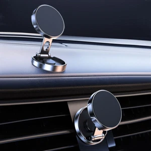 Magnetic Car Dashboard Phone Holder 360° Rotating Folding Mount Desk Universal - Picture 1 of 12