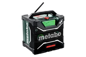 Radio de obra a batería Metabo RC 12-18 32W BT DAB+ con función de carga de batería sin batería - Imagen 1 de 12
