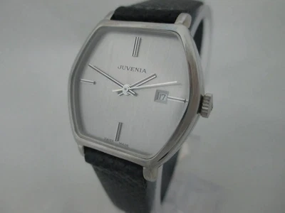 NUEVO RELOJ ANALÓGICO MUJER JUVENIL AUTOMÁTICO FECHA VINTAGE HECHO EN SUIZA AÑOS 60 Foto 1 de 4