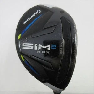 TaylorMade Hybrid Fair Rating SIM2 MAX HY 22° Stiff TENSEI BLUE TM60(SIM2) - Picture 1 of 12