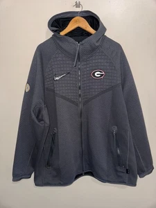 Nike Georgia Bulldogs CFP Team Issued PE Media Day Tech Pack Hoodie mit durchgehendem Reißverschluss 3XL - Bild 1 von 14