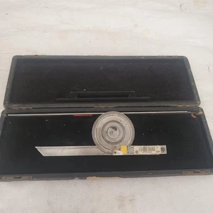 Starrett 359 Precision Universal Bevel Vernier Protractor 12" Blade LOT-1239 - Picture 1 of 9