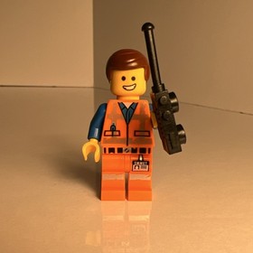 LEGO Emmet Minifigure The LEGO Movie 2 Series Orange Outfit w/ Radio 70810