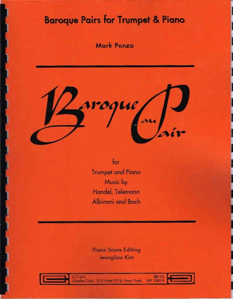 Baroque Au Pairs for Trumpet & Piano - Mark Ponzo (CC1431) - Image 1 of 1