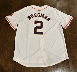Nike Houston Astros Alex Bregman #2 White Home Limited Player Jersey Men’s XL - Picture 1 of 7