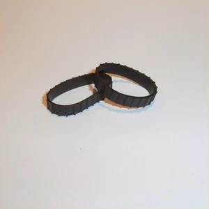 Matchbox Tracks 1-75  8a, 8b, 18a, 18b Caterpillar Treads Black Pair - Picture 1 of 5