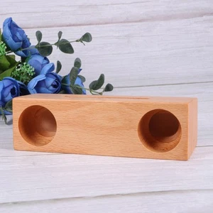 Wooden Mobile Phone Holder Stand Elderly Travel Speaker Table or Stands - Photo 1 sur 11