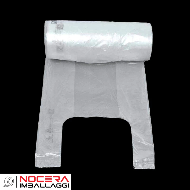 6 ROTOLI DI SHOPPER DI PLASTICA MAXI BIANCHE, 30X60, 600 BUSTE SACCHI RESISTENTI - Immagine 1 di 1