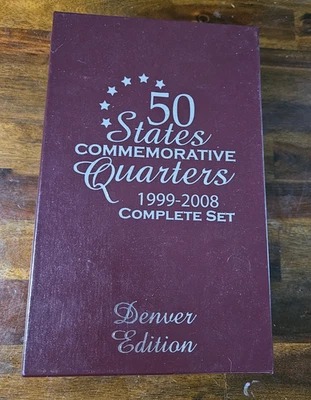 50 States Commemorative Quarters 1999-2008 Complete Set Denver Edition - Image 1 of 4