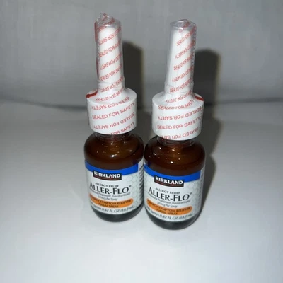 NUEVO 2 paquetes Kirkland Aller-Flo alivio de alergias spray nasal fluticasona 0,62 fl oz Foto 1 de 2
