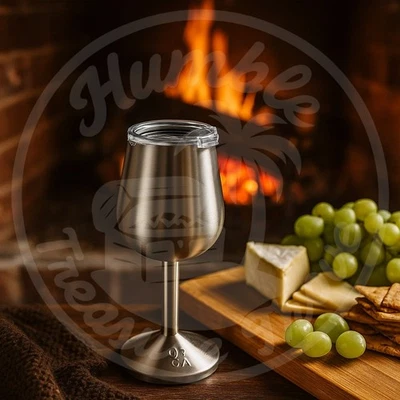 Taza de vino de acero inoxidable aislada ORCA Vino 15 oz con tapa vajilla fría caliente Foto 1 de 4