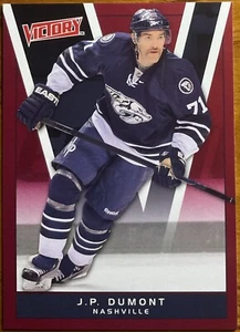 2010-11 Upper Deck Victory Red J.P. Dumont #106 Nashville Predators - Picture 1 of 2