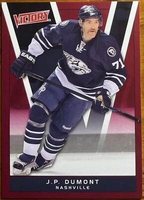 2010-11 Upper Deck Victory Red J.P. Dumont #106 Nashville Predators - Image 1 of 2
