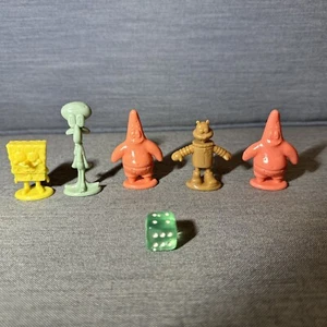 SpongeBob Square Pants 2002 Game Pieces & Dice Wacky Race To The Kristy Krab - Picture 1 of 5