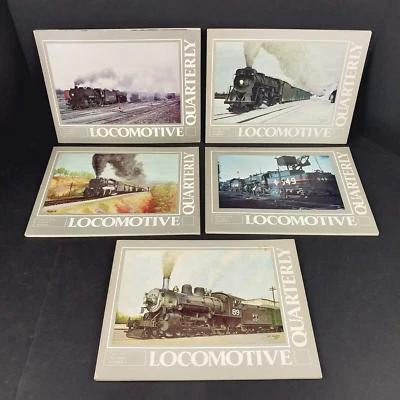 Vintage 1977-1979 Locomotive Quarterly Magazine Train Engines -Assorted Lot Of 5 Foto 1 de 4