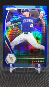 2021 Prizm Draft Picks Nick Bush Hyper Blue Prizm #PDP181 - Picture 1 of 2