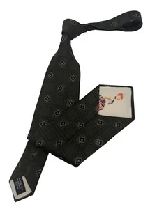 DOLCE & GABBANA Vintage Necktie PINUP Girl PEEK-A-BOO Rockabilly Silk Tie 58X3.9 - Picture 1 of 7