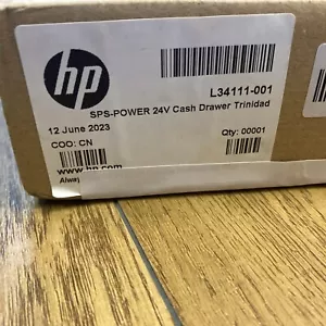 HP L34111-001 Power Supply 24V Cash Drawer Flex Pro Retail POS NEW Genuine - Picture 1 of 10