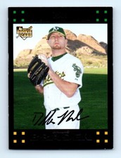 2007 Topps Updates & Highlights Dallas Braden RC Oakland Athletics #UH165