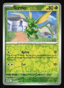 Scyther 004/197 Reverse Holo Near Mint Pokemon TCG S&V Obsidian Flames OBF - Bild 1 von 1