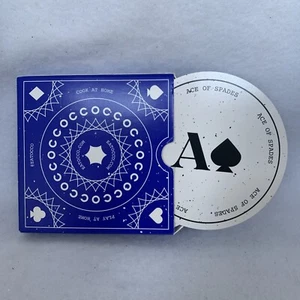 Vintage Eatocco Brand Round Playing Cards Blue - Picture 1 of 5
