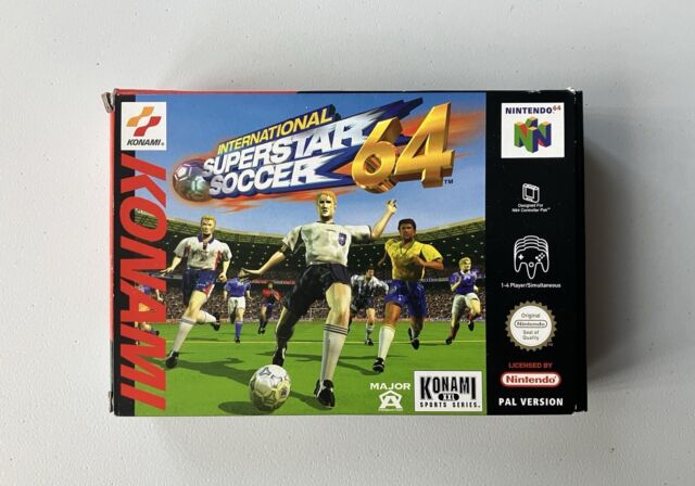 Nintendo 64 International Superstar Soccer 64 ISS 64 Box -  Hong Kong