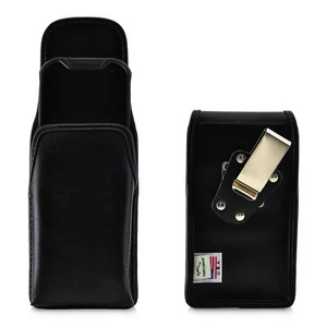 Funda vertical para cinturón Kyocera DuraForce PRO 2 6910 6900 bolsa de cuero clip - Imagen 1 de 11