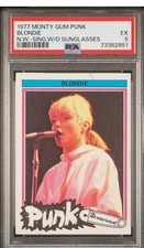 1977 Monty Gum Punk New Wave BLONDIE Rookie RC PSA 6 pop 1 HOF 🔥 