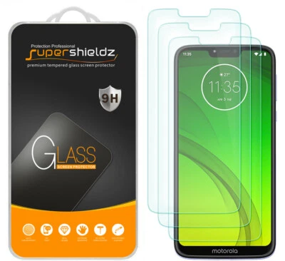 3X Protector de Pantalla de Vidrio Templado Supershieldz para Motorola Moto G7 Optimo Maxx Foto 1 de 4