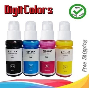 Ink Bottle Refill fit (non-OEM) 544 T544 for L3158 L3101 L3111 L3151 L3110 L3150 - Picture 1 of 9