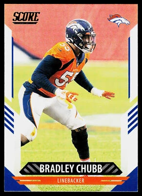 Bradley Chubb, 2021 Score, #222, Denver Broncos, - Image 1 of 2