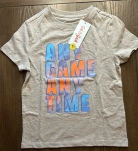 Cat &Jack Unisex Shirt M 8 Gray NWT Christmas Bundle And Save - Picture 1 of 4