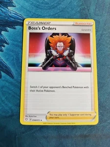 Boss's Orders | MP | Shining Fates 058/072 | Rare | Pokemon - Picture 1 of 2