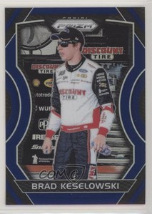 2018 Panini Prizm Blue Prizm /99 Brad Keselowski #18