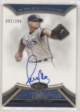 2013 Topps Tier One On the Rise Auto /399 Alex Cobb #ORA-AC2 Auto