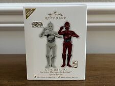 HALLMARK STAR WARS SDCC 2010 COMIC CON EXCLUSIVE K-3PO AND R-3PO ORNAMENT NIB