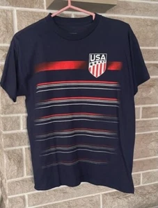 EE. UU. Equipo de Fútbol Azul Marino Camisa Juvenil Grande Nueva - Imagen 1 de 2