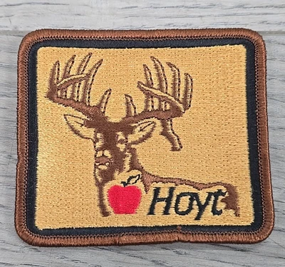 Parche De Colección Hoyt Tiro con Arco Aplicar Logo Cola Blanca Gota Tyne Buck Bordado Coser Foto 1 de 4