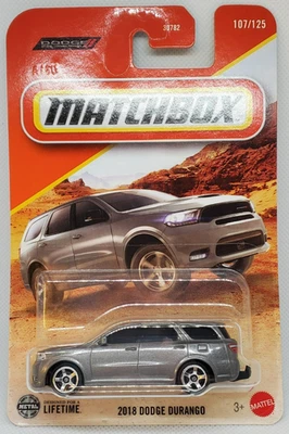 2025 火柴盒汽车灰色 2018 道奇 Durango #107 — 第 1/2 张图片