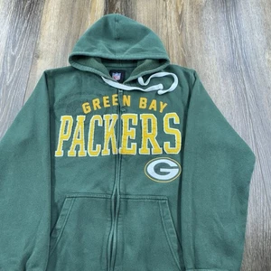 Sudadera con Capucha De Colección Green Bay Packers Para Hombres M Verde Sudadera NFL Fútbol Suéter - Imagen 1 de 11