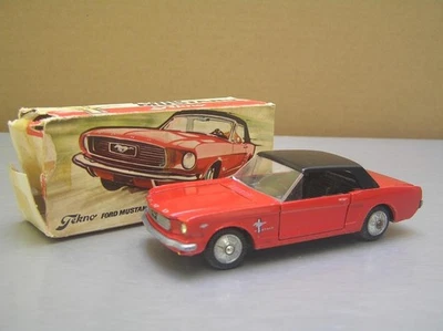 Tekno 834 Ford Mustang red and black made in Denmark 1/43 scale NMIB+ - Image 1 of 4