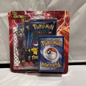 NEW POKEMON TCG LIGHTNING BOX / 4 PACKS + 1 BONUS CARD SEALED - Picture 1 of 3