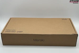 NOWY PRZEŁĄCZNIK POE CISCO MERAKI MS130-24P-HW ZARZĄDZANY W CHMURZE 24GE 370W *NIEODEBRANY* - Zdjęcie 1 z 2