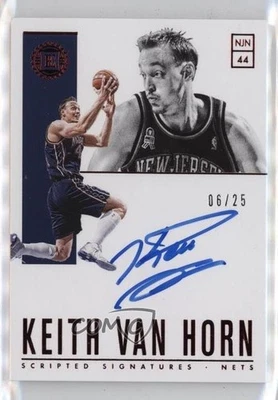 2018-19 Panini Encased Scripted Signatures rojo/25 Keith Van Horn #SC-KVH automático Foto 1 de 2
