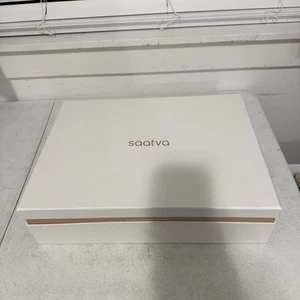 Saatva Cotton Percale Sheet Set White - Queen Size - In Original Packaging - Picture 1 of 5