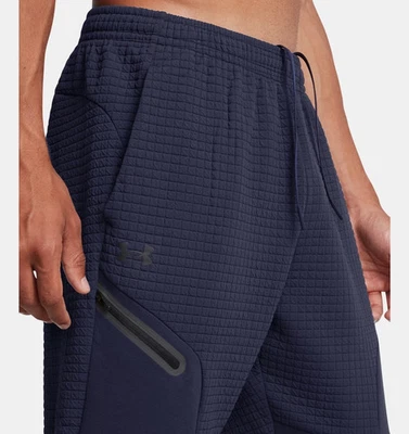 Pantalones de chándal Under Armour imparables de rejilla polar azul marino 1386544-410 XL para hombre nuevos con etiquetas Foto 1 de 4