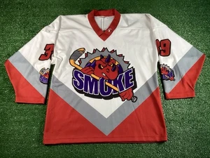 Asheville Smoke UHL Ice Hockey Fan Jersey #39 Baker - Size M - Former Team Rare - Picture 1 of 17